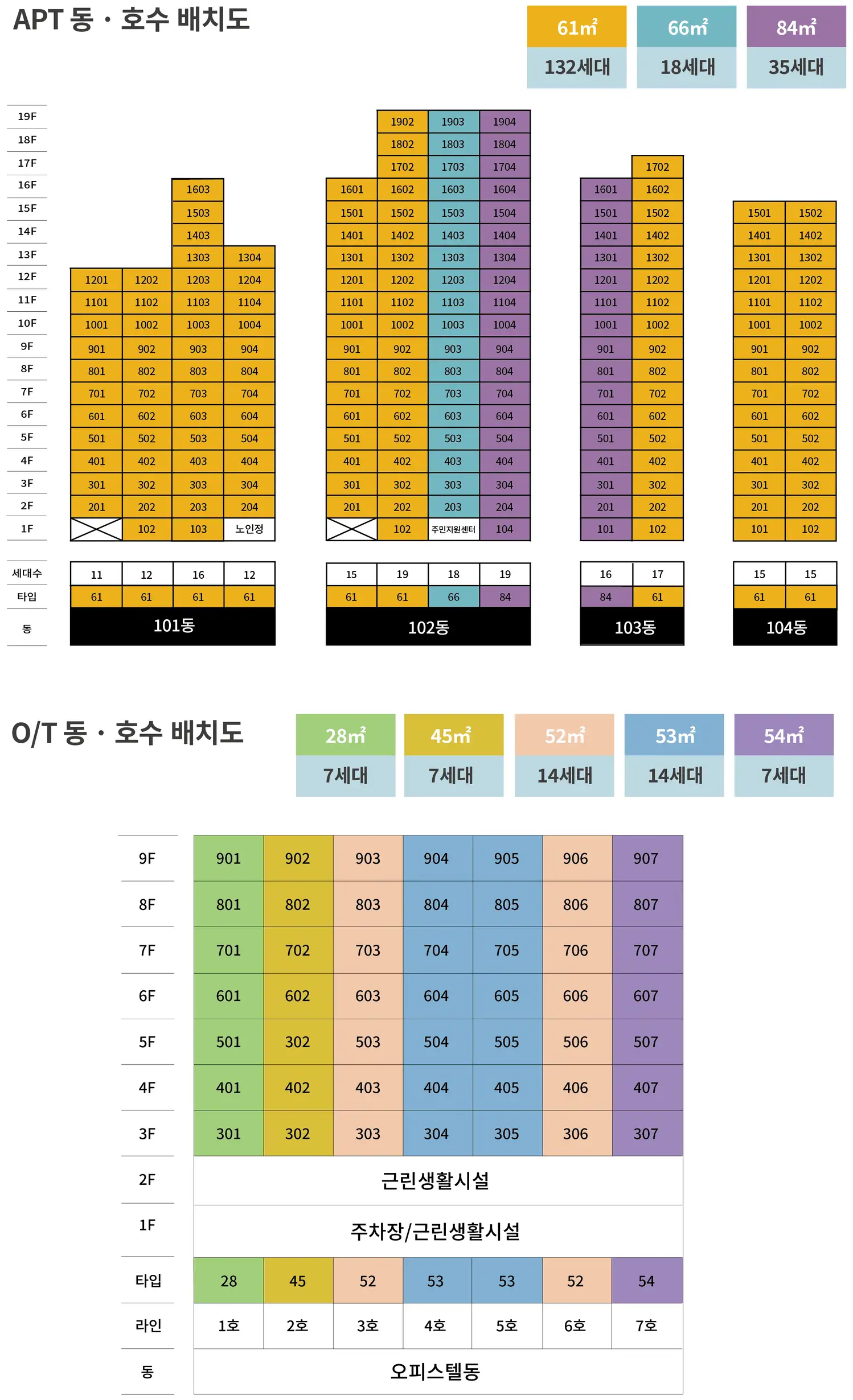 동호수배치도1